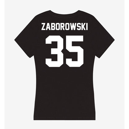 Utah Valley - NCAA Baseball : Landon Zaborowski - Women's V-Neck T-Shirt-1