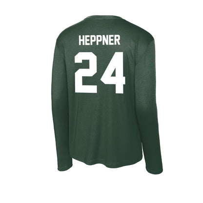 Utah Valley - NCAA Baseball : Jacob Heppner - Activewear Long Sleeve T-Shirt-1