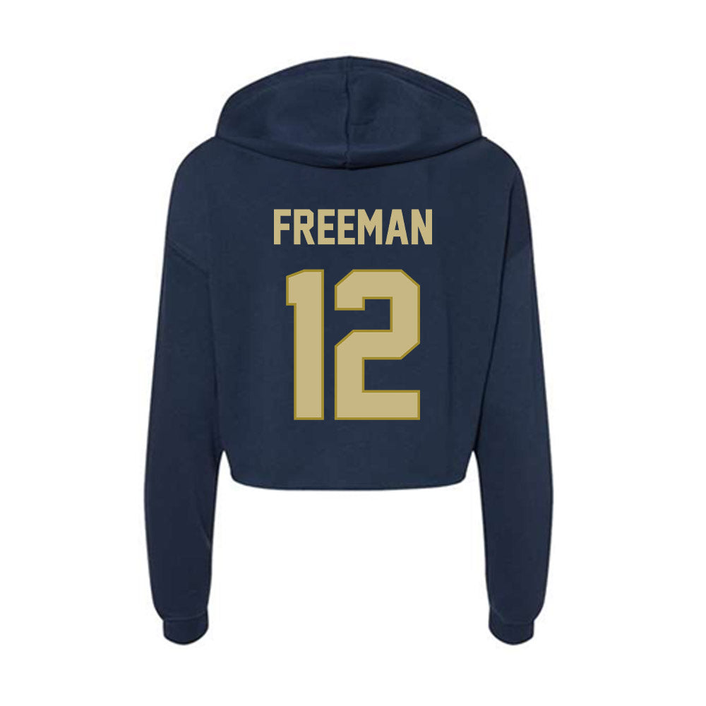 Oral Roberts - NCAA Women's Volleyball : Trinity Freeman - Women's Crop Fleece Hoodie-1