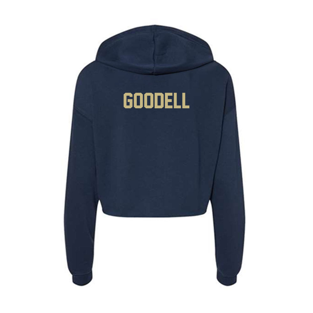 Oral Roberts - NCAA Women's Tennis : Ava Goodell - Women's Crop Fleece Hoodie-1