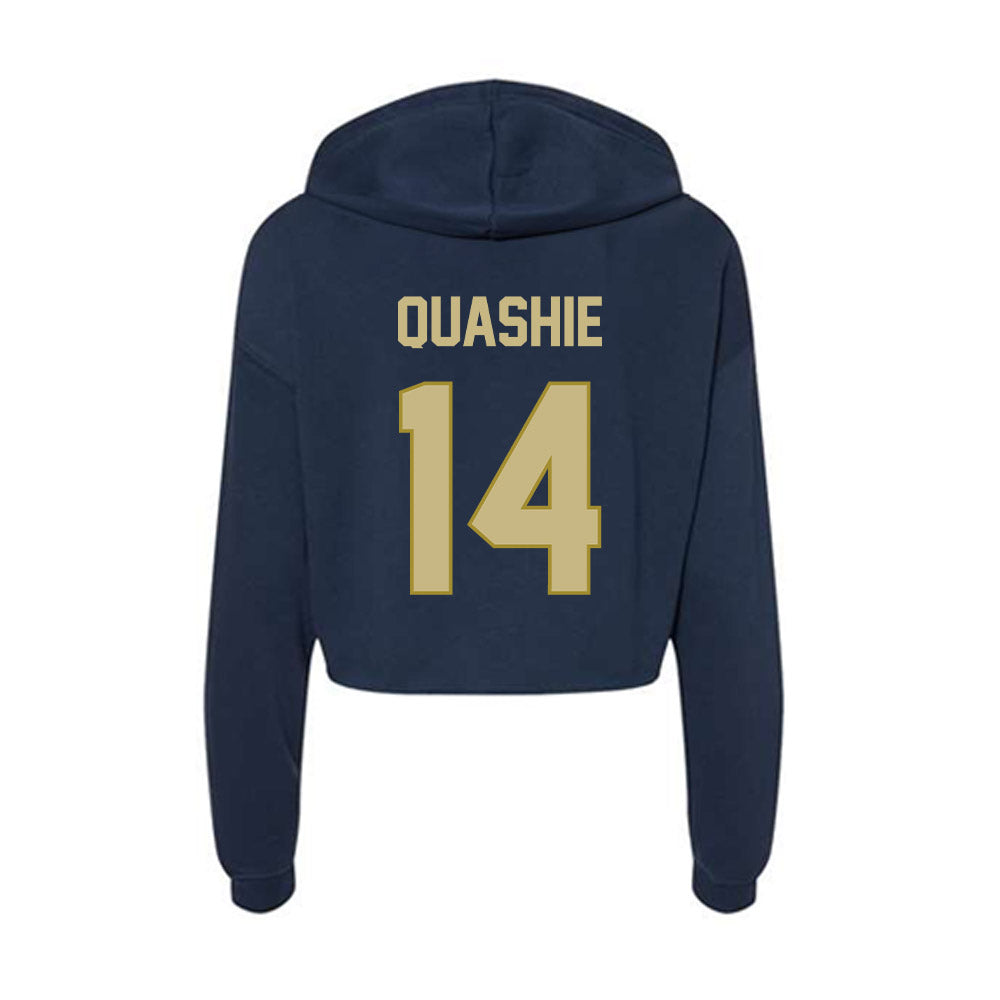 Oral Roberts - NCAA Men's Soccer : Joel Quashie - Women's Crop Fleece Hoodie-1