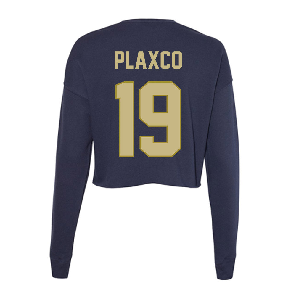 Oral Roberts - NCAA Men's Soccer : Parker Plaxco - Women's Cropped Crew Fleece-1