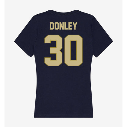 Oral Roberts - NCAA Women's Basketball : Kayten Donley - Women's V-Neck T-Shirt-1