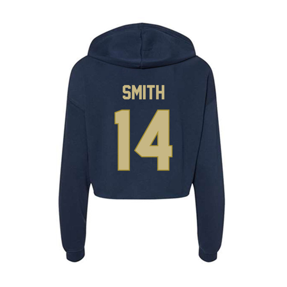 Oral Roberts - NCAA Women's Volleyball : Cortnee Smith - Women's Crop Fleece Hoodie-1