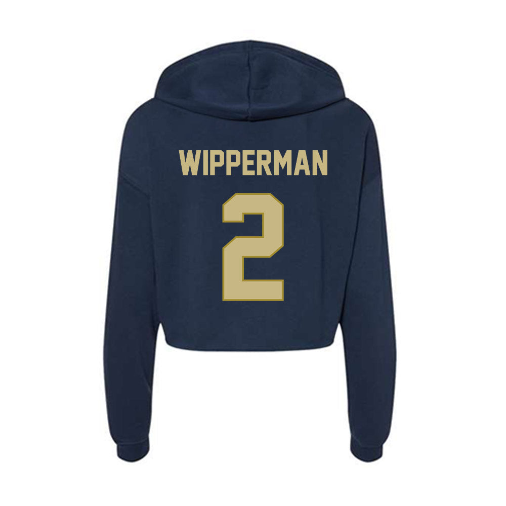 Oral Roberts - NCAA Baseball : Dylan Wipperman - Women's Crop Fleece Hoodie-1