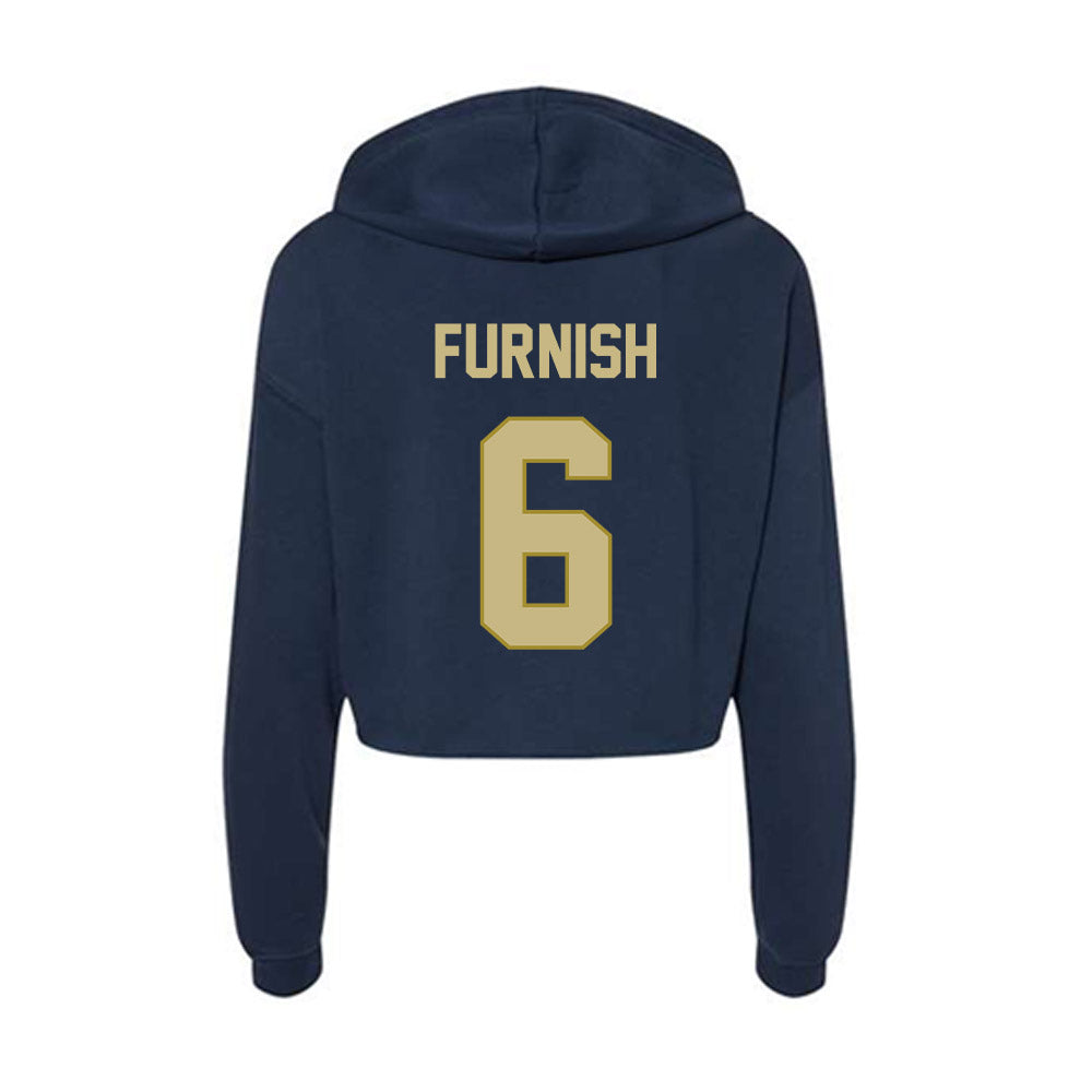 Oral Roberts - NCAA Men's Basketball : Cal Furnish - Women's Crop Fleece Hoodie-1