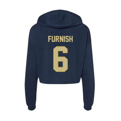 Oral Roberts - NCAA Men's Basketball : Cal Furnish - Women's Crop Fleece Hoodie-1