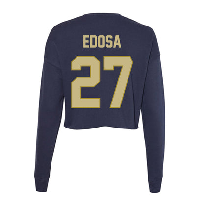 Oral Roberts - NCAA Women's Soccer : Precious Edosa - Women's Cropped Crew Fleece-1