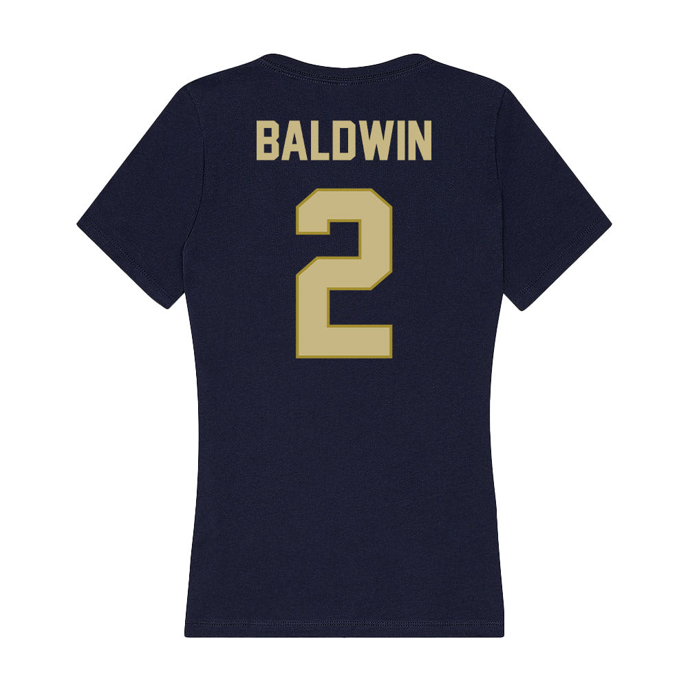 Oral Roberts - NCAA Women's Basketball : Gentry Baldwin - Women's V-Neck T-Shirt-1