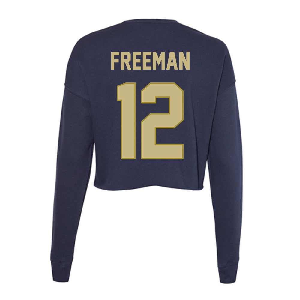 Oral Roberts - NCAA Women's Volleyball : Trinity Freeman - Women's Cropped Crew Fleece-1