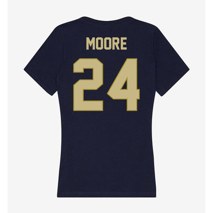 Oral Roberts - NCAA Men's Basketball : Josiah Moore - Women's V-Neck T-Shirt-1