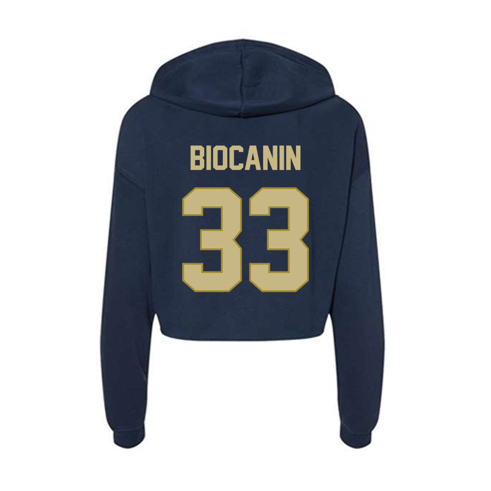 Oral Roberts - NCAA Women's Basketball : Tara Biocanin - Women's Crop Fleece Hoodie-1