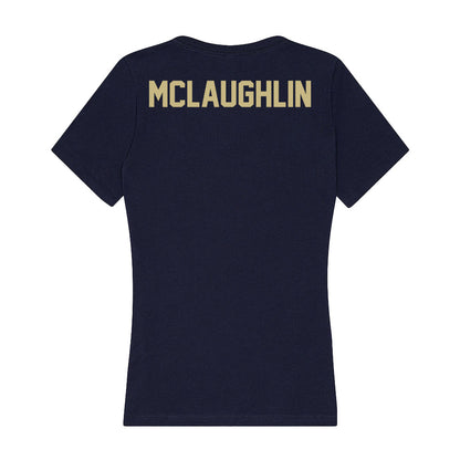 Oral Roberts - NCAA Men's Track & Field : John McLaughlin - Women's V-Neck T-Shirt-1