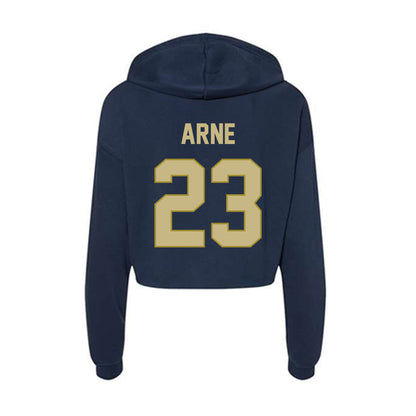 Oral Roberts - NCAA Women's Soccer : carson arne - Women's Crop Fleece Hoodie-1