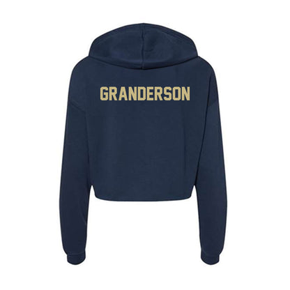 Oral Roberts - NCAA Women's Track & Field : Olivia Granderson - Women's Crop Fleece Hoodie-1