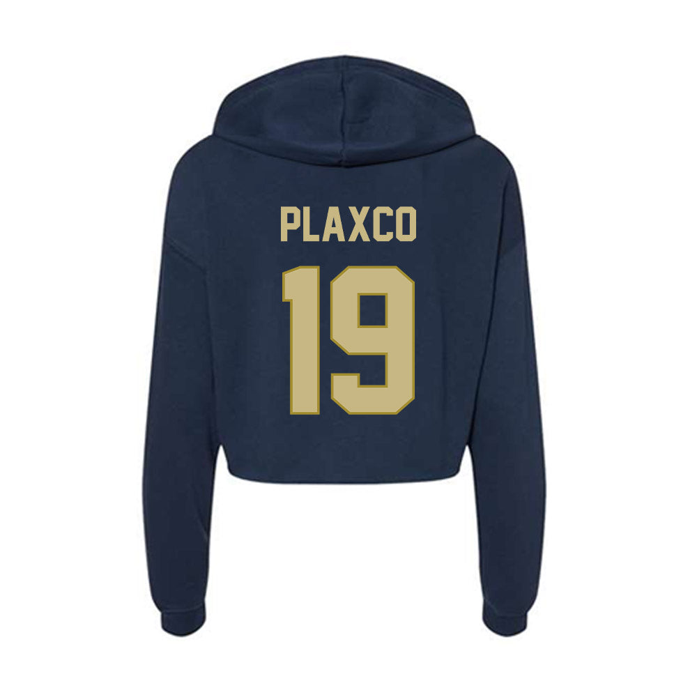 Oral Roberts - NCAA Men's Soccer : Parker Plaxco - Women's Crop Fleece Hoodie-1