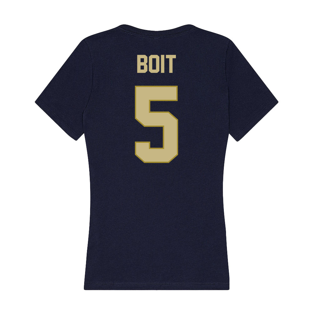 Oral Roberts - NCAA Men's Soccer : Baptiste Boit - Women's V-Neck T-Shirt-1