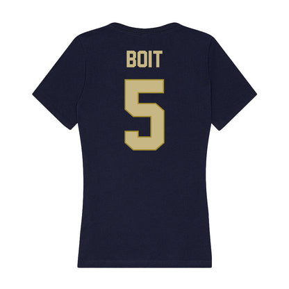 Oral Roberts - NCAA Men's Soccer : Baptiste Boit - Women's V-Neck T-Shirt-1