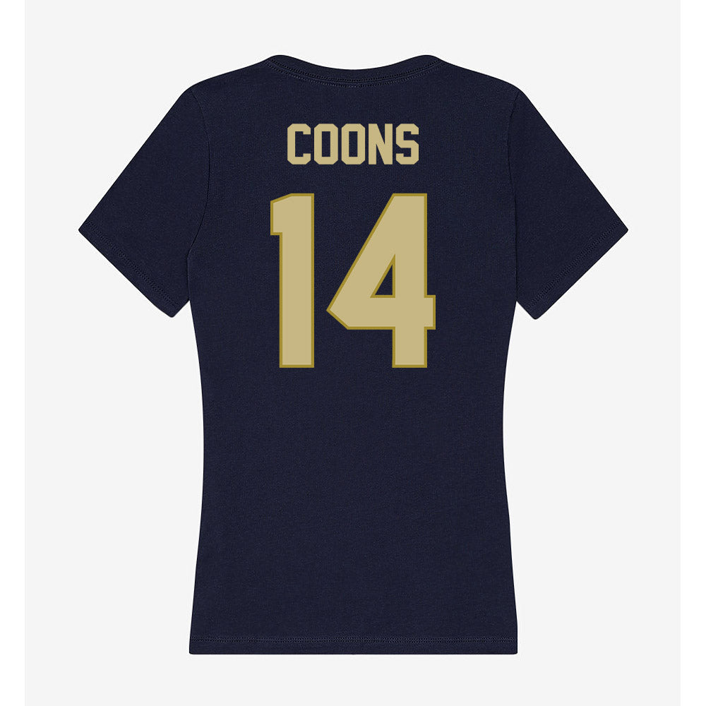 Oral Roberts - NCAA Women's Basketball : Hannah Coons - Women's V-Neck T-Shirt-1