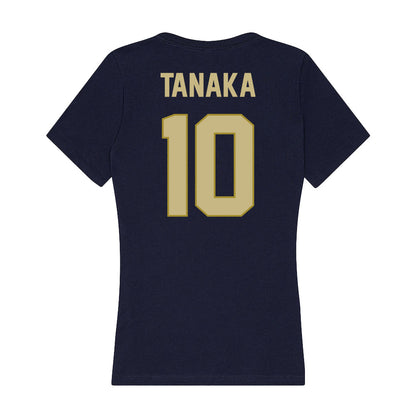 Oral Roberts - NCAA Baseball : Makani Tanaka - Women's V-Neck T-Shirt-1