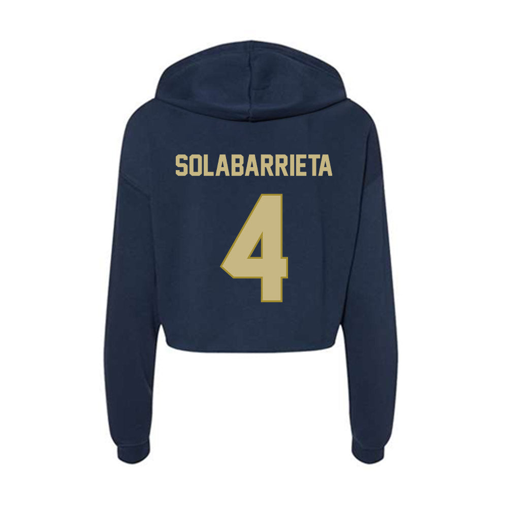 Oral Roberts - NCAA Women's Volleyball : Maite Solabarrieta - Women's Crop Fleece Hoodie-1