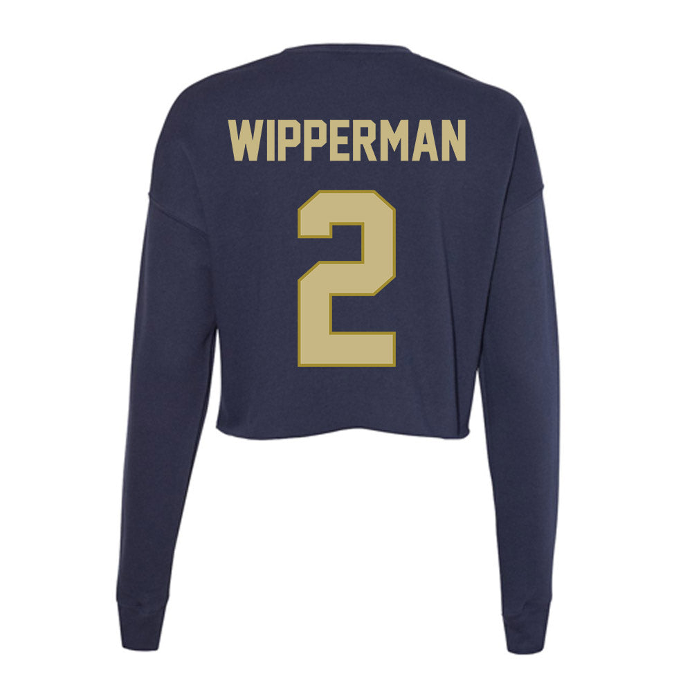 Oral Roberts - NCAA Baseball : Dylan Wipperman - Women's Cropped Crew Fleece-1