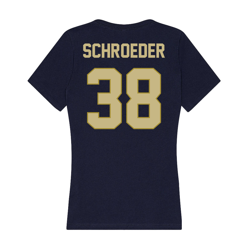 Oral Roberts - NCAA Baseball : Riley Schroeder - Women's V-Neck T-Shirt-1
