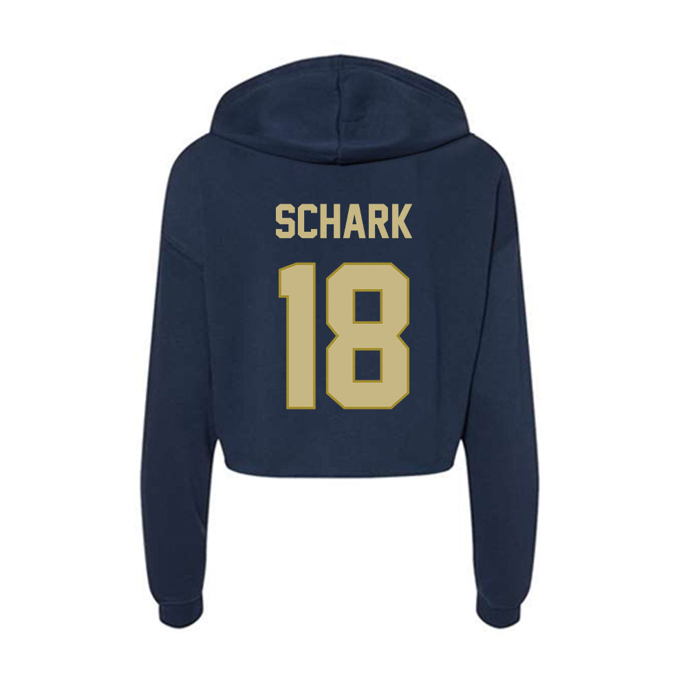 Oral Roberts - NCAA Baseball : Jack Schark - Women's Crop Fleece Hoodie-1