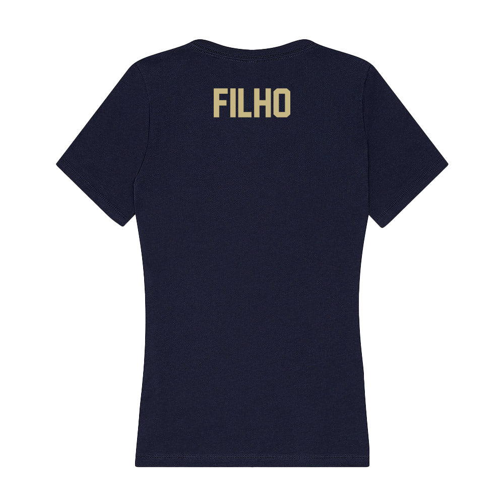 Oral Roberts - NCAA Men's Tennis : Ricardo Filho - Women's V-Neck T-Shirt-1