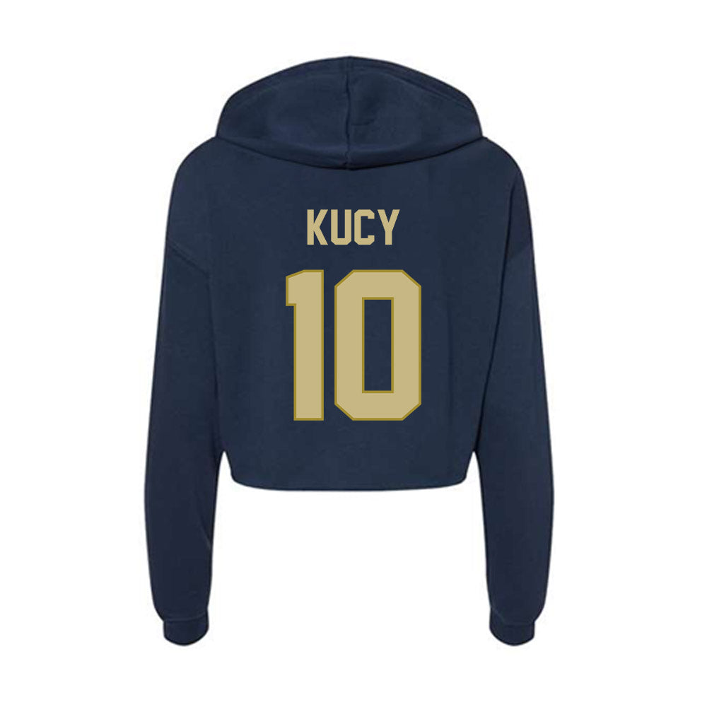 Oral Roberts - NCAA Women's Golf : Jayla Kucy - Women's Crop Fleece Hoodie-1