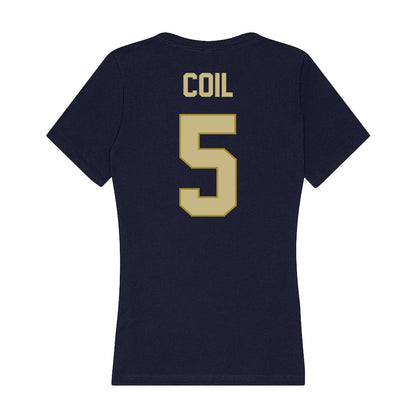 Oral Roberts - NCAA Baseball : Owen Coil - Women's V-Neck T-Shirt-1