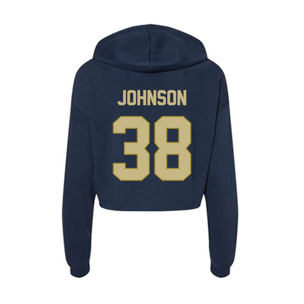 Oral Roberts - NCAA Baseball : Comner Johnson - Women's Crop Fleece Hoodie-1
