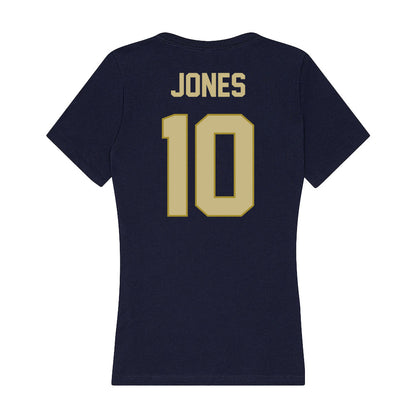 Oral Roberts - NCAA Women's Basketball : Taleyah Jones - Women's V-Neck T-Shirt-1