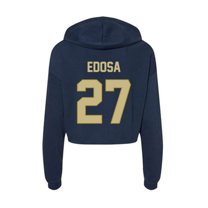 Oral Roberts - NCAA Women's Soccer : Precious Edosa - Women's Crop Fleece Hoodie-1