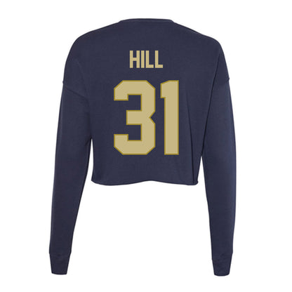 Oral Roberts - NCAA Baseball : Jack Hill - Women's Cropped Crew Fleece-1