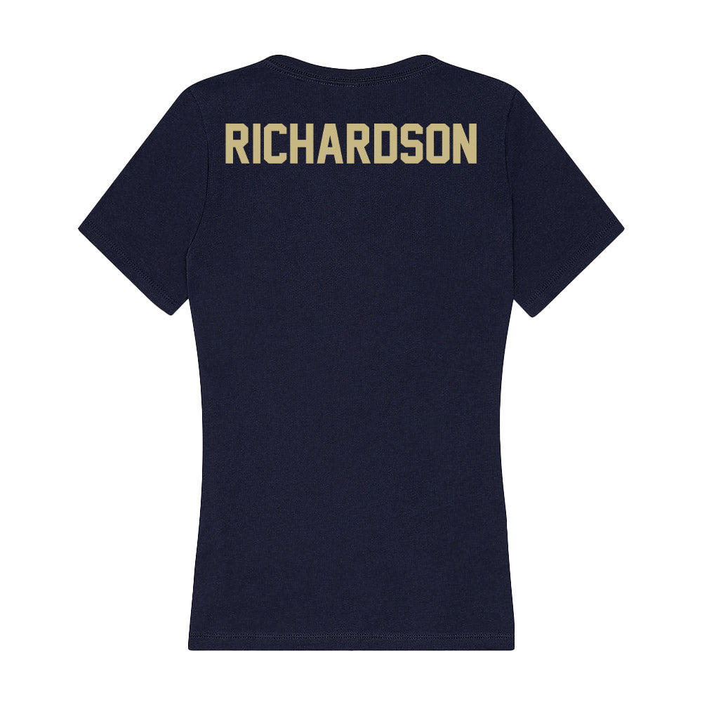Oral Roberts - NCAA Men's Golf : Presten Richardson - Women's V-Neck T-Shirt-1