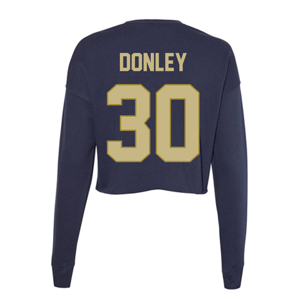Oral Roberts - NCAA Women's Basketball : Kayten Donley - Women's Cropped Crew Fleece-1