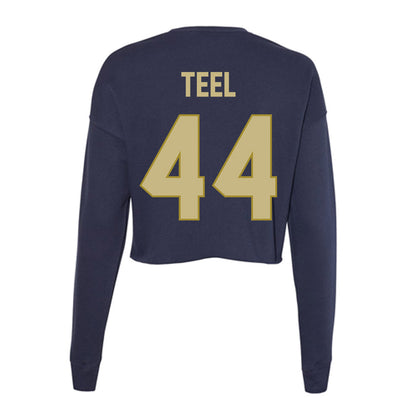 Oral Roberts - NCAA Baseball : Easton Teel - Women's Cropped Crew Fleece-1