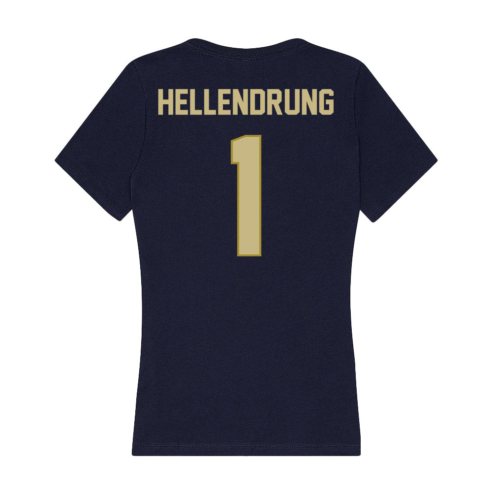 Oral Roberts - NCAA Women's Basketball : Annyka Hellendrung - Women's V-Neck T-Shirt-1