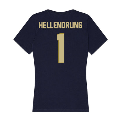 Oral Roberts - NCAA Women's Basketball : Annyka Hellendrung - Women's V-Neck T-Shirt-1