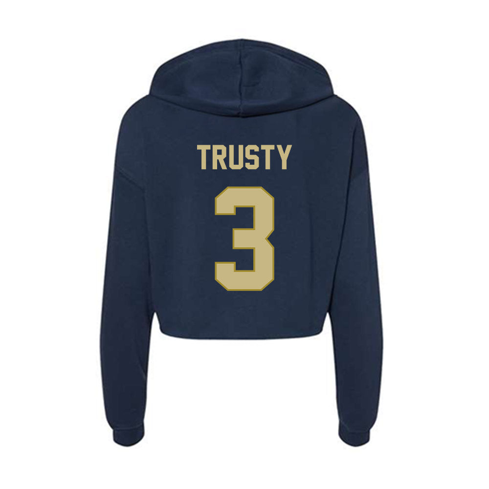 Oral Roberts - NCAA Women's Basketball : Anna Trusty - Women's Crop Fleece Hoodie-1