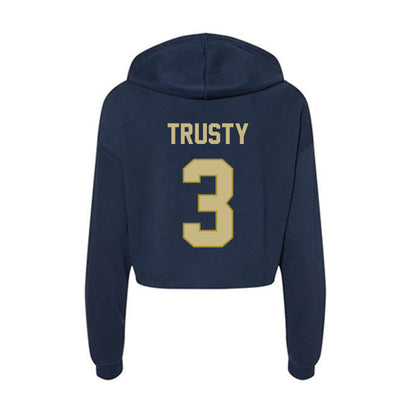 Oral Roberts - NCAA Women's Basketball : Anna Trusty - Women's Crop Fleece Hoodie-1