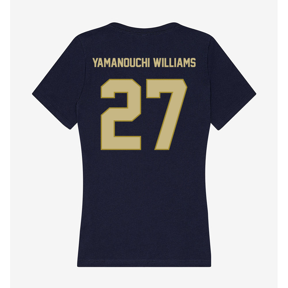 Oral Roberts - NCAA Men's Basketball : Yuto Yamanouchi williams - Women's V-Neck T-Shirt-1