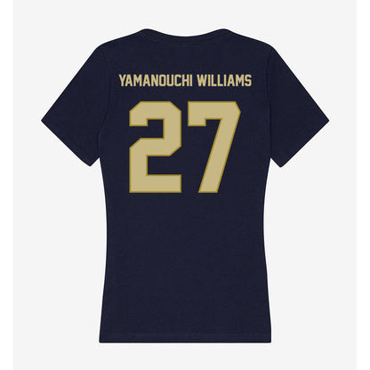 Oral Roberts - NCAA Men's Basketball : Yuto Yamanouchi williams - Women's V-Neck T-Shirt-1