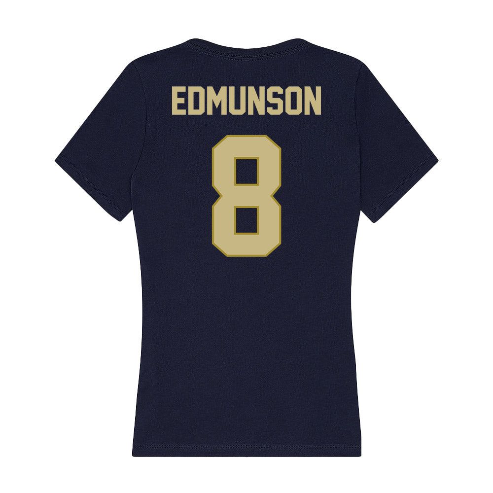 Oral Roberts - NCAA Baseball : Will Edmunson - Women's V-Neck T-Shirt-1