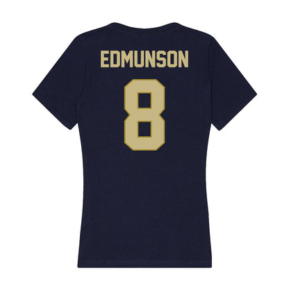 Oral Roberts - NCAA Baseball : Will Edmunson - Women's V-Neck T-Shirt-1