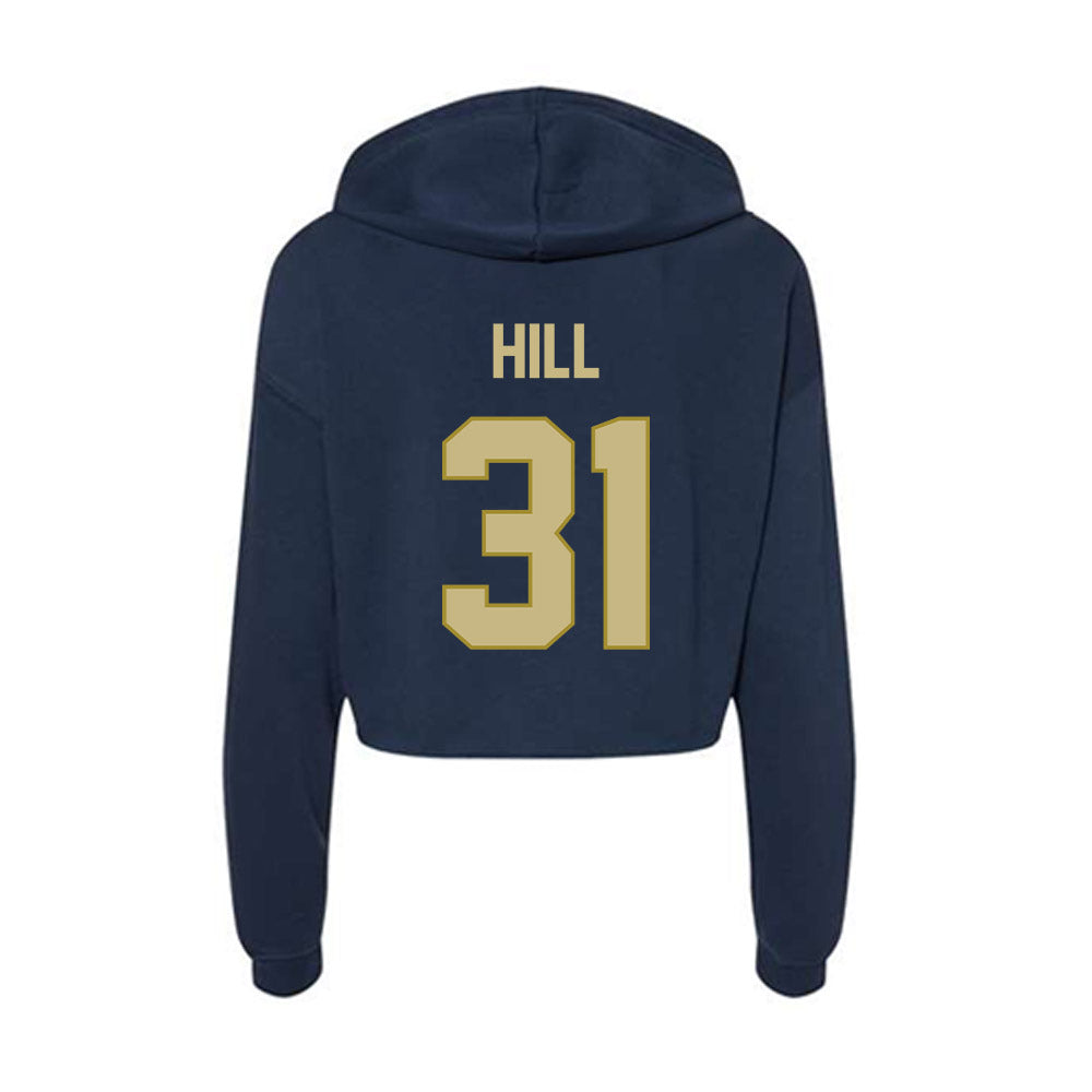 Oral Roberts - NCAA Baseball : Jack Hill - Women's Crop Fleece Hoodie-1