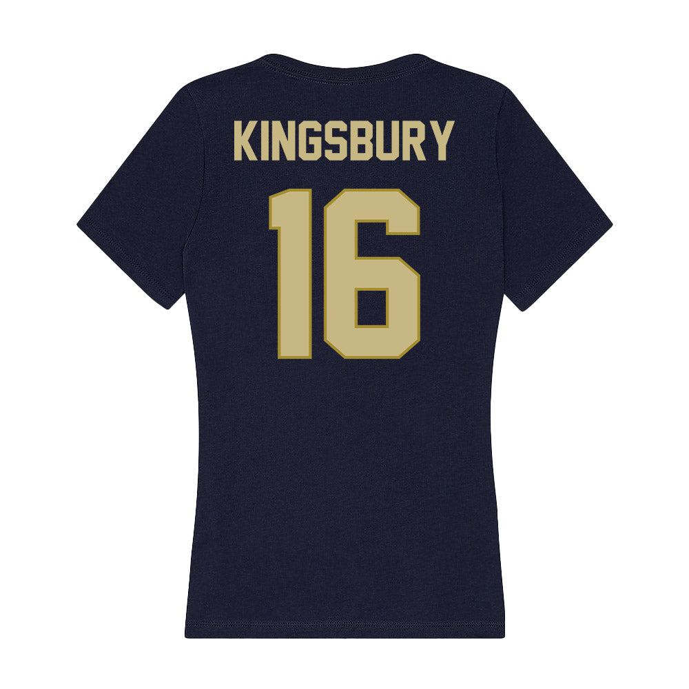 Oral Roberts - NCAA Women's Soccer : Carty Kingsbury - Women's V-Neck T-Shirt-1