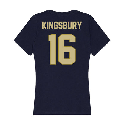 Oral Roberts - NCAA Women's Soccer : Carty Kingsbury - Women's V-Neck T-Shirt-1