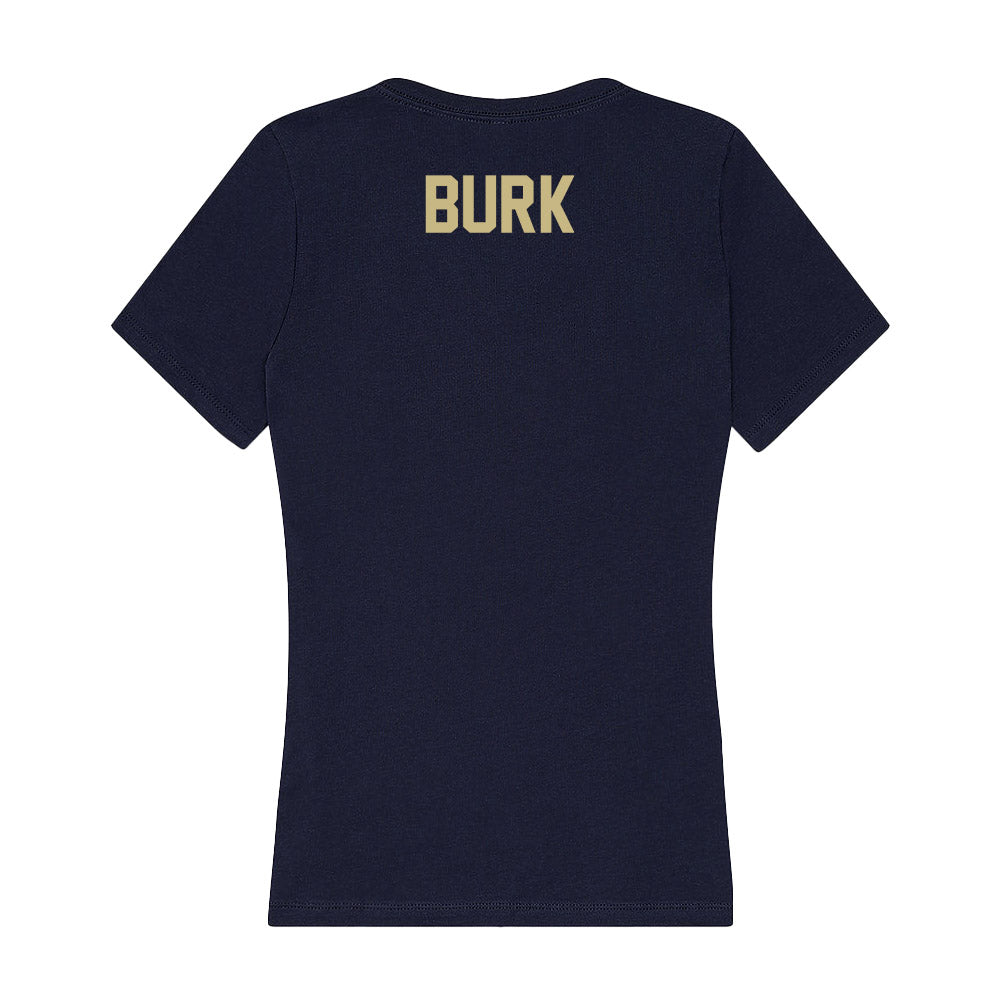 Oral Roberts - NCAA Men's Track & Field : Elijah Burk - Women's V-Neck T-Shirt-1